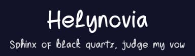 Helynovia by Tychitype — Script Handwritten Font — thumbnail 2