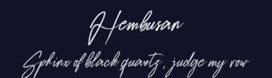 Hembusan by Jadatype — Script Handwritten Font — thumbnail 2