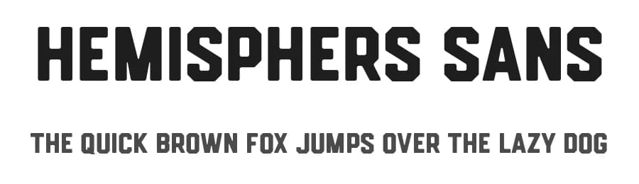 Hemisphers Sans by Runsell Studio — Sans Serif Font