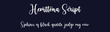 Hemttona Script by Beautypes — Script Handwritten Font — thumbnail 2