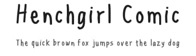 Henchgirl Comic by Kristen Gudsnuk — Script Handwritten Font — thumbnail 1