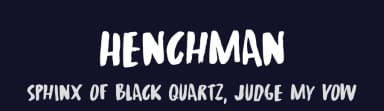 Henchman by Hanoded — Script Handwritten Font — thumbnail 2