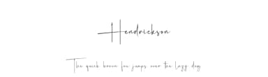 Hendrickson by RantautypeStudio — Script Handwritten Font — thumbnail 1