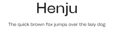 Henju by Letterhend Studio — Sans Serif Font — thumbnail 1