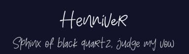 Henniver by Khurasan — Script Handwritten Font — thumbnail 2