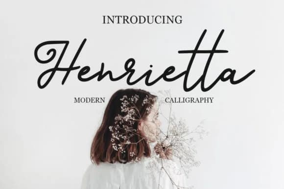 Henrietta Font by Masha Artifex by Masha Artifex — Script Handwritten Font
