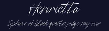 Henrietta by Typevora Studio — Script Handwritten Font — thumbnail 2
