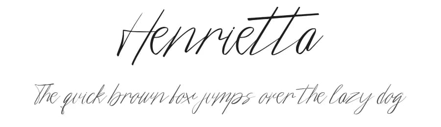 Henrietta by Typevora Studio — Script Handwritten Font — preview 1