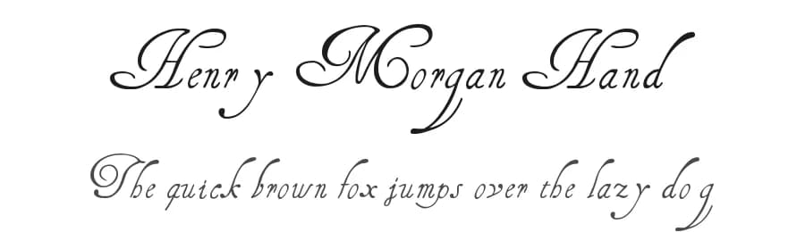 Henry Morgan Hand by Manfred Klein — Script Handwritten Font