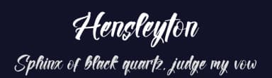 Hensleyton by Letterena Studios — Script Handwritten Font — thumbnail 2