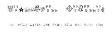 Heraldic Devices by Intellecta Design — Dingbats Font — thumbnail 1
