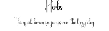 Herbs by Andi Moz — Script Handwritten Font — thumbnail 1