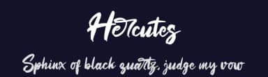 Hercutes by Perspectype Studio - Letterena.com — Script Handwritten Font — thumbnail 2