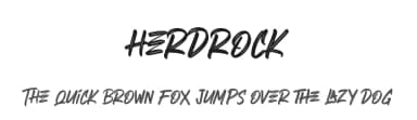 Herdrock by Creatype Studio — Script Handwritten Font — thumbnail 1
