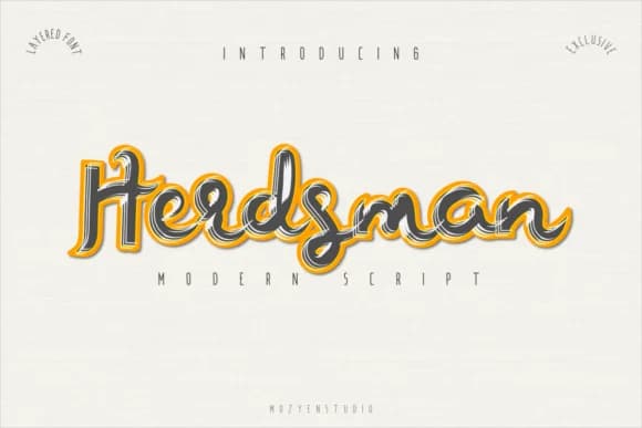 Herdsman Font by Mozyen Studio — Script Handwritten Font