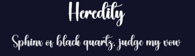 Heredity by Scratchones — Script Handwritten Font — thumbnail 2