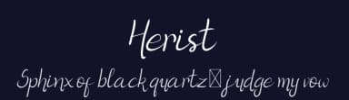 Herist by Edric Studio — Script Handwritten Font — thumbnail 2