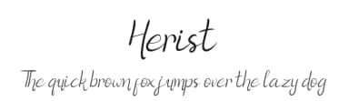 Herist by Edric Studio — Script Handwritten Font — thumbnail 1