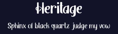 Heritage by Vunira Design — Script Handwritten Font — thumbnail 2