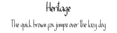 Heritage by Creative Zone — Script Handwritten Font — thumbnail 1