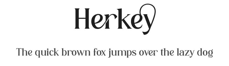 Herkey by HansCo — Serif Font