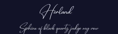 Herland by Abas Creative — Script Handwritten Font — thumbnail 2
