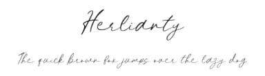Herlianty by MJB Letters — Script Handwritten Font — thumbnail 1