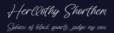 Herllothy Shorthem by Letterena Studios — Script Handwritten Font — thumbnail 2