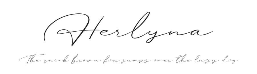 Herlyna by Blue Studio09 — Script Handwritten Font