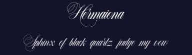 Hermaiona by Aluyeah Studio — Script Handwritten Font — thumbnail 2