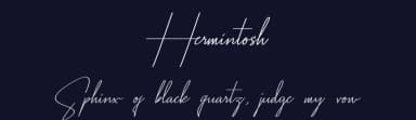 Hermintosh by Jadatype — Script Handwritten Font — thumbnail 2