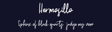 Hermosillo by Vunira Design — Script Handwritten Font — thumbnail 2