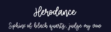 Herodance by Balpirick Studio — Script Handwritten Font — thumbnail 2