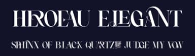 Heroeau Elegant by 177Studio — Serif Font — thumbnail 2