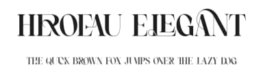 Heroeau Elegant by 177Studio — Serif Font — thumbnail 1