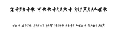 Heroes Assemble Dingbats by Iconian Fonts — Dingbats Font — thumbnail 1