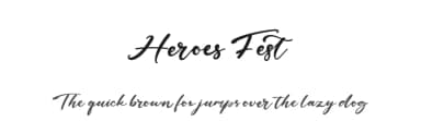 Heroes Fest by Kong Font — Script Handwritten Font — thumbnail 1