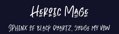 Heroic Mage by Motokiwo — Script Handwritten Font — thumbnail 2