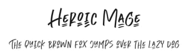 Heroic Mage by Motokiwo — Script Handwritten Font — thumbnail 1