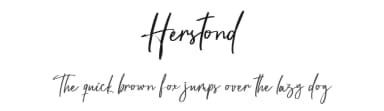 Herstond by Vultype — Script Handwritten Font — thumbnail 1