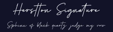 Herstton Signature by Alvaro Ariel — Script Handwritten Font — thumbnail 2