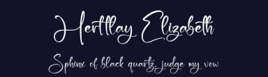 Herttlay Elizabeth by Letterena Studios — Script Handwritten Font — thumbnail 2