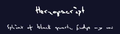 Herzogscript by Alberto de la Cruz — Script Handwritten Font — thumbnail 2