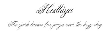 Hesthiya by Denustudios — Script Handwritten Font — thumbnail 1