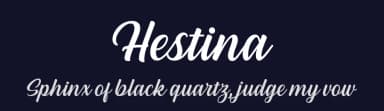 Hestina by 7NTypes — Script Handwritten Font — thumbnail 2