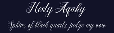 Hesty Aqaky by StringLabs Creative Studio — Script Handwritten Font — thumbnail 2