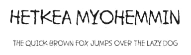 Hetkea Myohemmin by Juha Korhonen — Script Handwritten Font — thumbnail 1