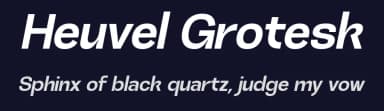 Heuvel Grotesk by Prioritype Co — Sans Serif Font — thumbnail 2
