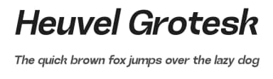 Heuvel Grotesk by Prioritype Co — Sans Serif Font — thumbnail 1