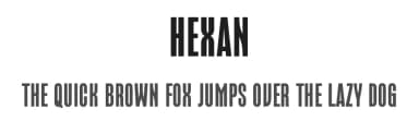 Hexan by Graphicxell — Sans Serif Font — thumbnail 1